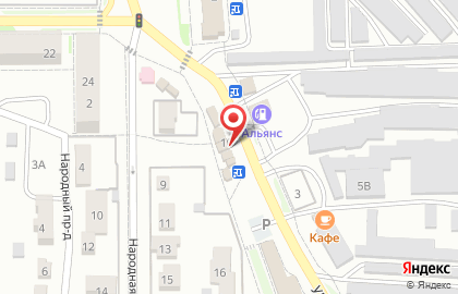 Услада на улице Пархоменко на карте