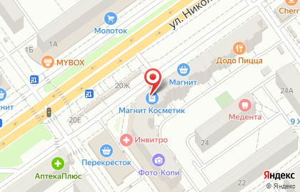 Торговая компания Faberlic в Тракторозаводском районе на карте