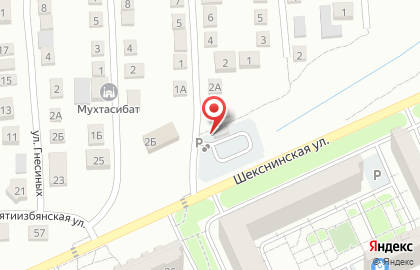 Автостоянка в Волгограде на карте