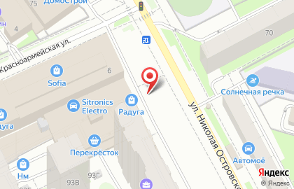 Пермский магазин цветов на улице Николая Островского на карте