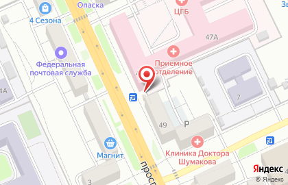 Советская Чувашия на проспекте Ленина на карте