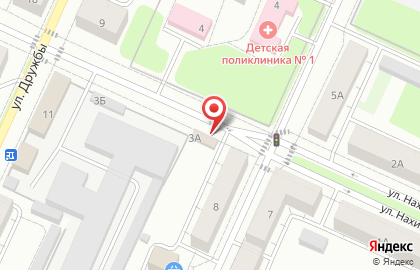 Магазин разливных напитков на улице Нахимова на карте