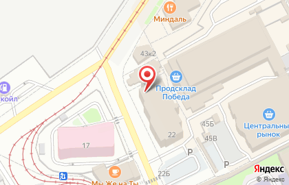 Агентство недвижимости Ваш риэлтор в Комсомольском переулке на карте
