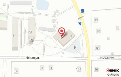 Супермаркет Магнит на Новой улице на карте
