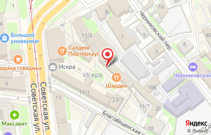 Салон французской мебели, предметов интерьера и подарков Путешествие в Прованс в Центральном районе на карте