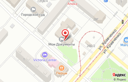 Многофункциональный центр Мои документы в Красноярске на карте