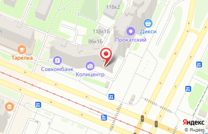 Ресторан быстрого питания Subway на Гражданском проспекте на карте