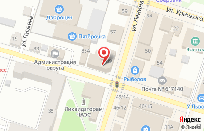 Ростелеком в Перми на карте