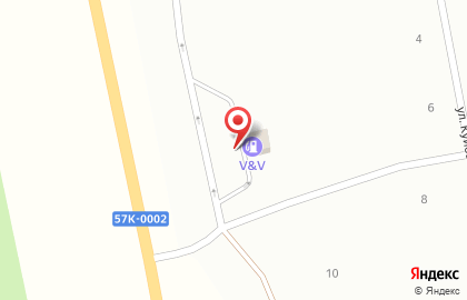 Заправочная станция v & v на Трактовой улице на карте