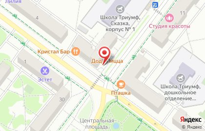 Пекарня-кулинария Городской хлеб на Московской улице на карте