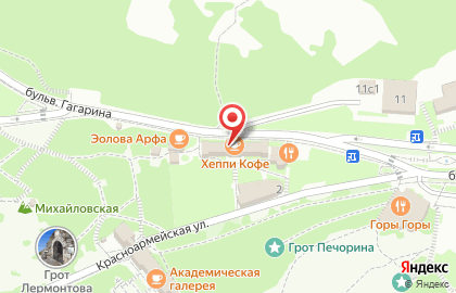 Магазин сувениров на бульваре Гагарина на карте