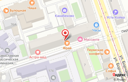 Юридическая консультация Бурылова А.В. в Ленинском районе на карте