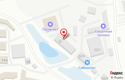 Торговая компания Промсвет на Трактовой улице на карте