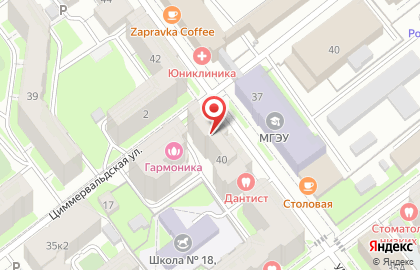 Супермаркет Люкс на улице Дмитрия Донского на карте