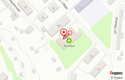 Детская школа искусств на улице 1 Мая на карте