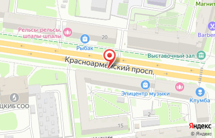 Любаша на Красноармейском проспекте на карте