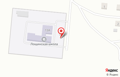 Основная общеобразовательная школа пос. Лощинный на карте
