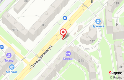 Автостоянка в Чебоксарах на карте