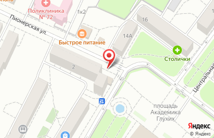 Фирменный магазин Ермолино в Петроградском районе на карте