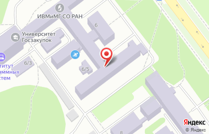 Банк УРАЛСИБ на проспекте Академика Лаврентьева, 6 на карте