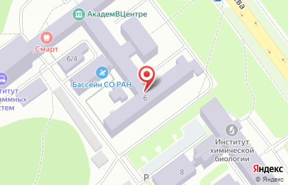 Агентство по продаже авиабилетов С7 Билет на проспекте Академика Лаврентьева на карте