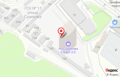 ЖК Сурикова 2.0 на карте
