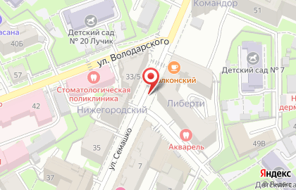 Francesco Donni, ИП Вилейшиков А.Г. на улице Семашко на карте