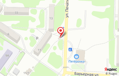 Киоск по продаже фруктов и овощей в Новосибирске на карте