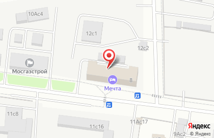 Гостиница Мечта на карте