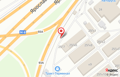 Торгово-строительный комплекс Тракт-Терминал на метро Медведково на карте