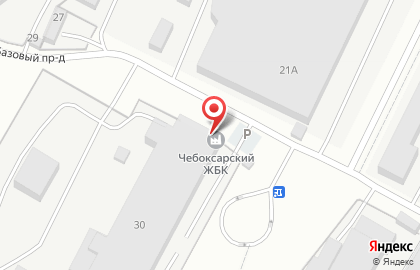 Чебоксарский ЖБК на карте
