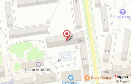 МегаФон в Оренбурге на карте