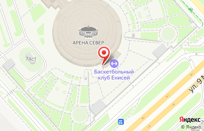 Арена-Север, ледовый дворец на карте