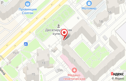 Ателье №5 салон-студия меха и охотничьих трофеев на карте