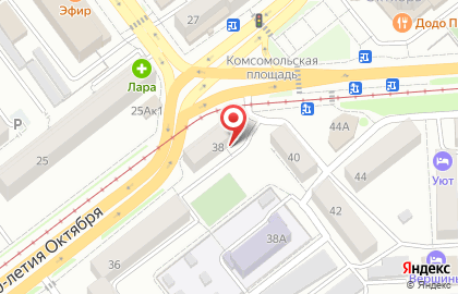 Федеральная сеть магазинов медицинской техники и товаров для красоты и здоровья Экомедика на проспекте 50-летия Октября на карте