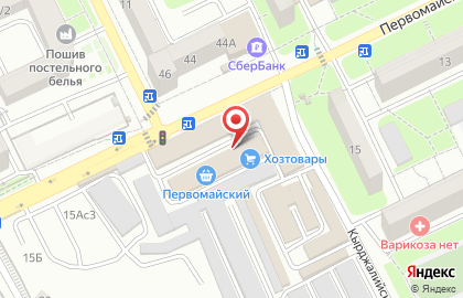 Мясоперерабатывающее предприятие Дюбуа на Первомайской улице на карте