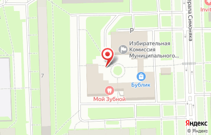 Мастерская Гранит-сервис на улице Генерала Симоняка на карте