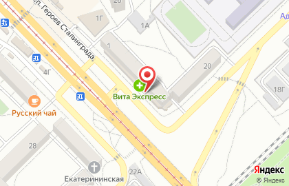 Служба курьерской доставки СберЛогистика в Красноармейском районе на карте