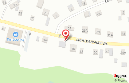 Автокомплекс на Центральной улице на карте