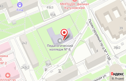 Московский городской педагогический университет в Москве на карте