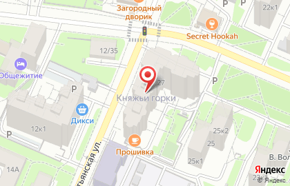 Продуктовый магазин в Москве на карте