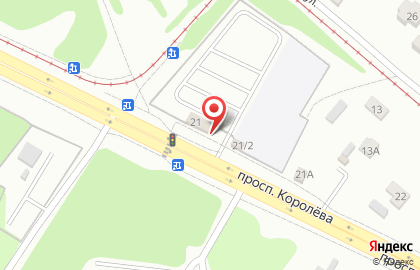 Автомагазин Клаксон на проспекте Королёва на карте