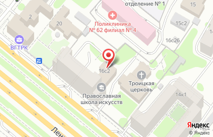 Православная школа искусств, НОУ на карте