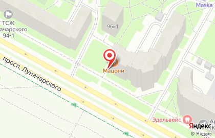 Мацони, Ресторан на карте