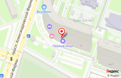 Магазин разливного пива Хмельной двор на проспекте Александровской Фермы на карте