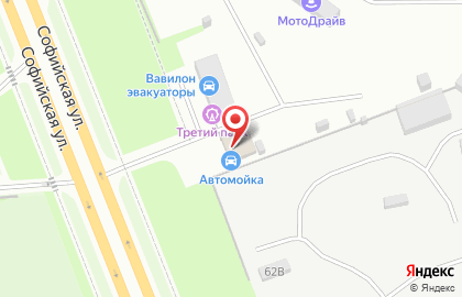 Автомойка в Санкт-Петербурге на карте