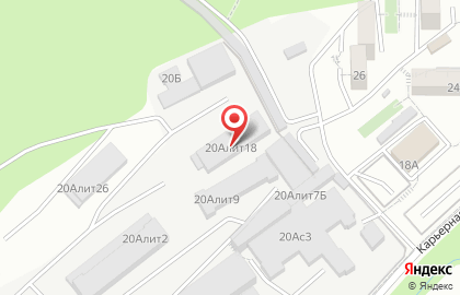 Служба доставки ДПД на Карьерной улице, 20а лит 18 на карте
