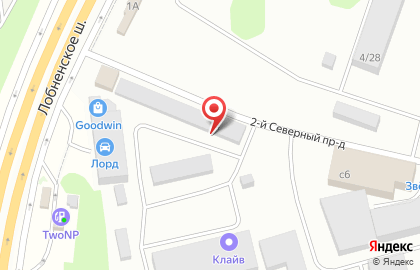 Шиномонтажная мастерская в Химках на карте