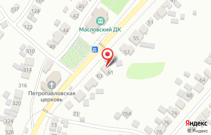 Продуктовый магазин в Воронеже на карте