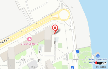 ИТЕР на Коломенской набережной на карте